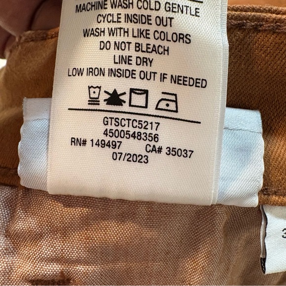 Joe’s Jeans The Callie High Rise Cropped Boot Leather Brown, Size 31 - Picture 9 of 15